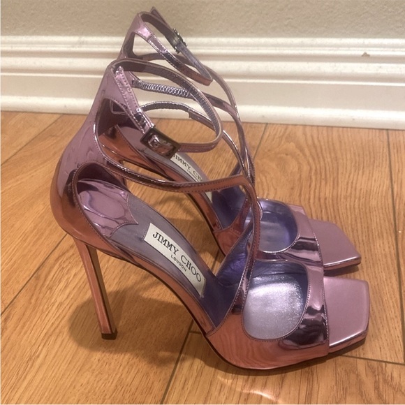 JIMMY CHOO AZIA 110 STRAPPY HEELS - NIB - Picture 9 of 12